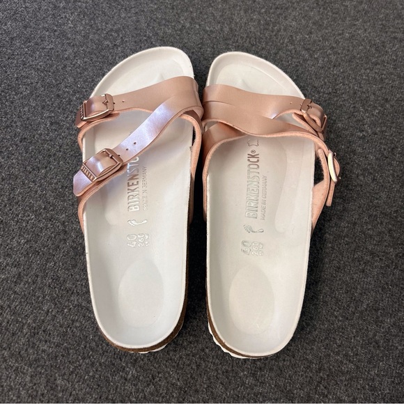 Birkenstock Yao Balance Sandal Metallic Copper Size 9US - Picture 4 of 9